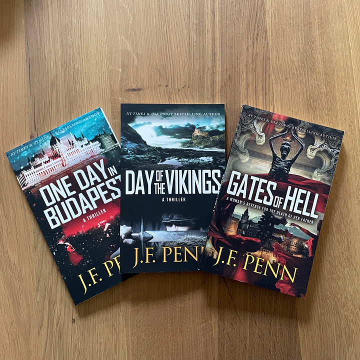 ARKANE Thriller Bundle: One Day in Budapest #4, Day of the Vikings #5, Gates of Hell #6