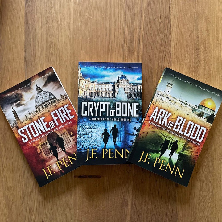 ARKANE Thriller Bundle: Stone of Fire #1, Crypt of Bone #2, Ark of Blood #3