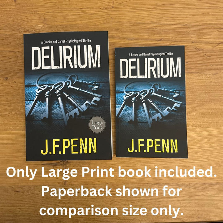 Delirium, Brooke & Daniel Crime Thriller #2 (Large Print)