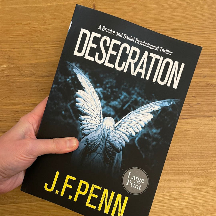 Desecration, Brooke & Daniel Crime Thriller #1 (Large Print)