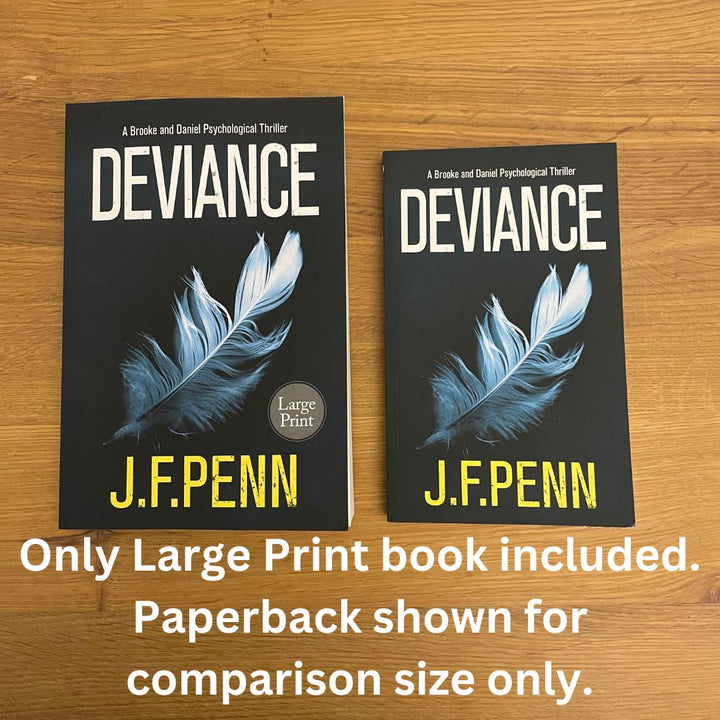 Deviance, Brooke & Daniel Crime Thriller #3 (Large Print)