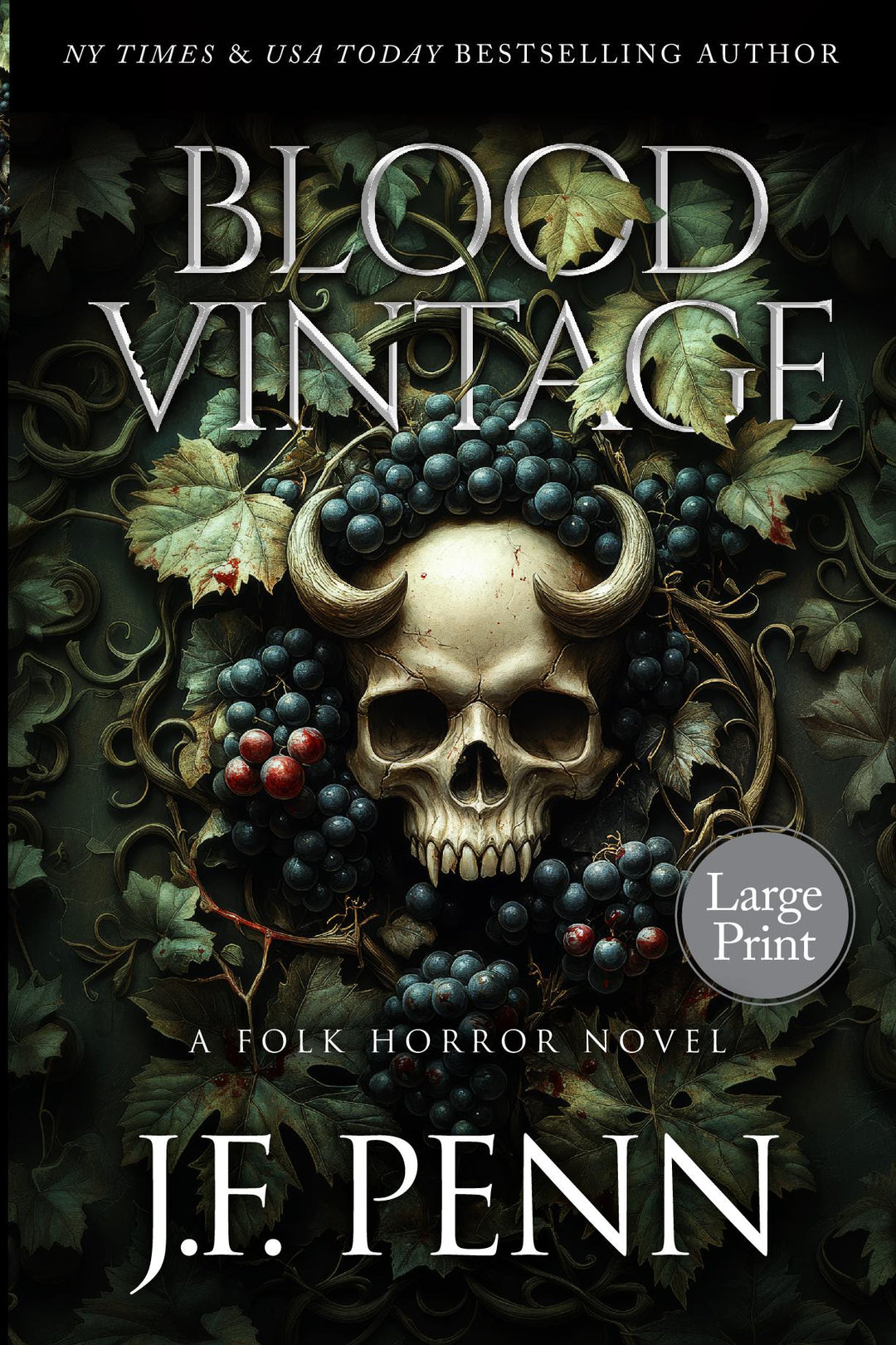 Blood Vintage Large Print Paperback