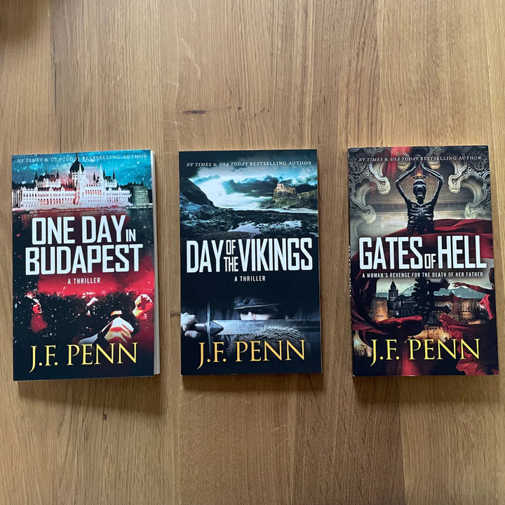 ARKANE Thriller Bundle: One Day in Budapest #4, Day of the Vikings #5, Gates of Hell #6
