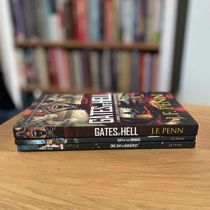 ARKANE Thriller Bundle: One Day in Budapest #4, Day of the Vikings #5, Gates of Hell #6