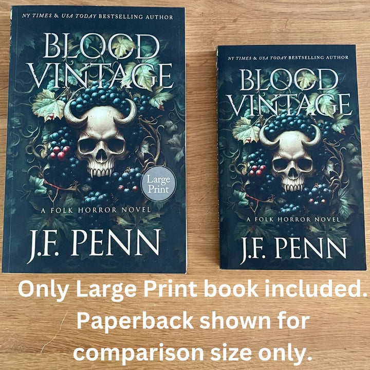 Blood Vintage Large Print Paperback