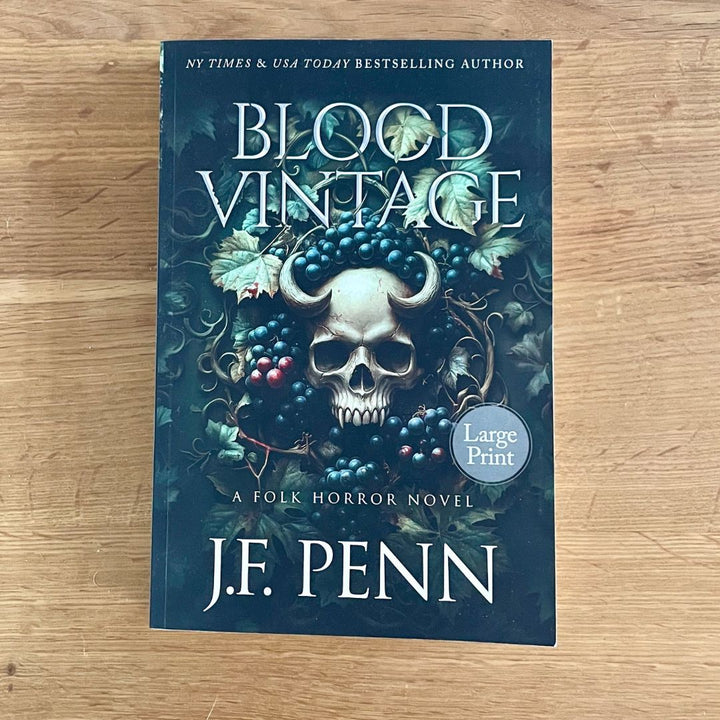 Blood Vintage Large Print Paperback